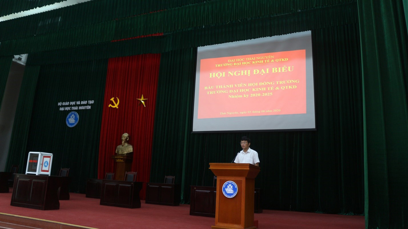 Vuaboss giaitri tructuyen đại biểu bầu thành viên Hội đồng trường nhiệm kỳ 2020-2025